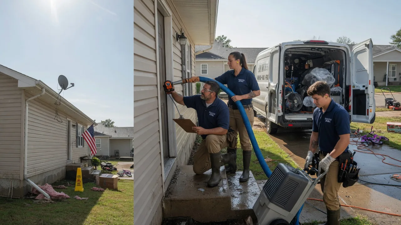 Ceiling Water Damage Restoration in Geneva, IN near me